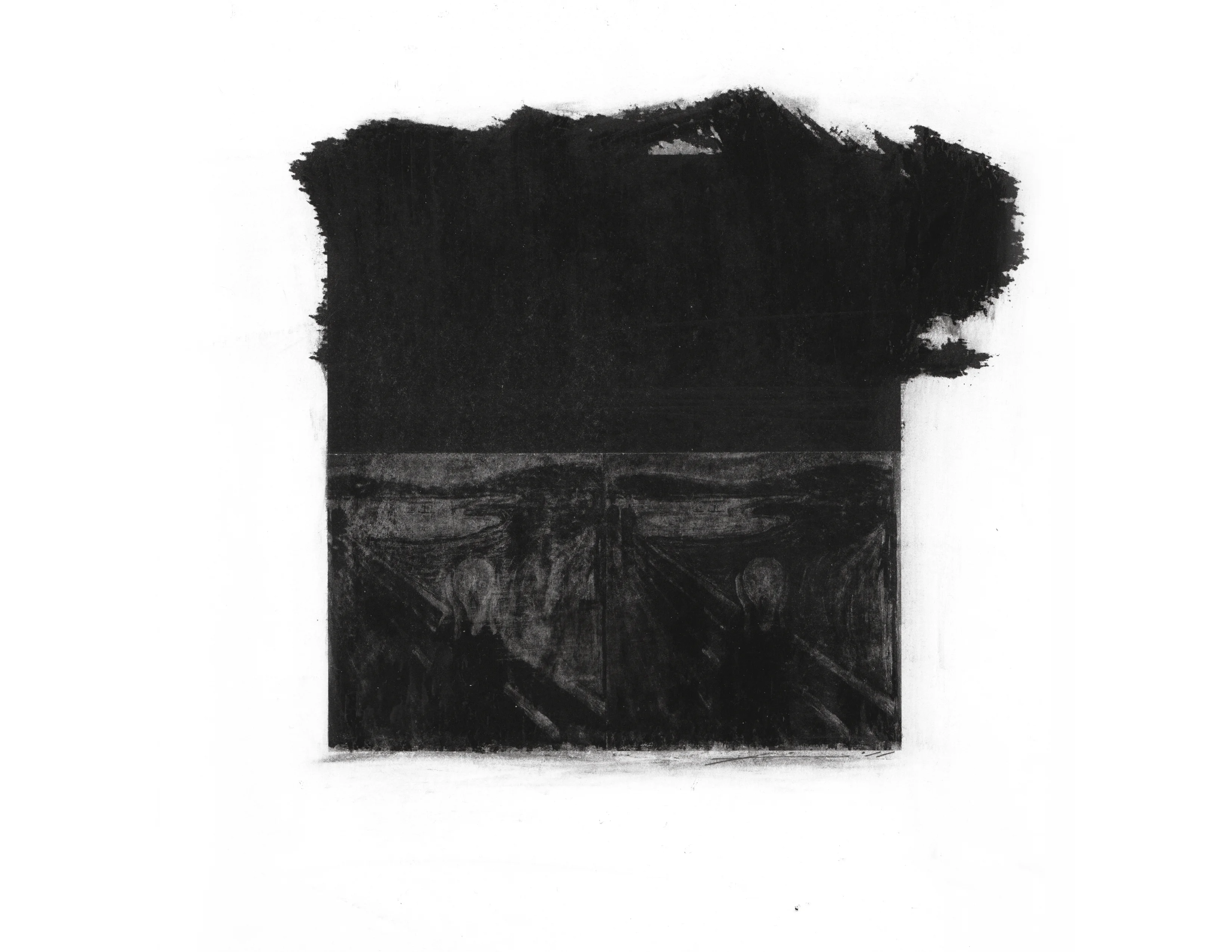 Skrik after Munch, 2011, by Michael Baastrup Chang, variation 1
