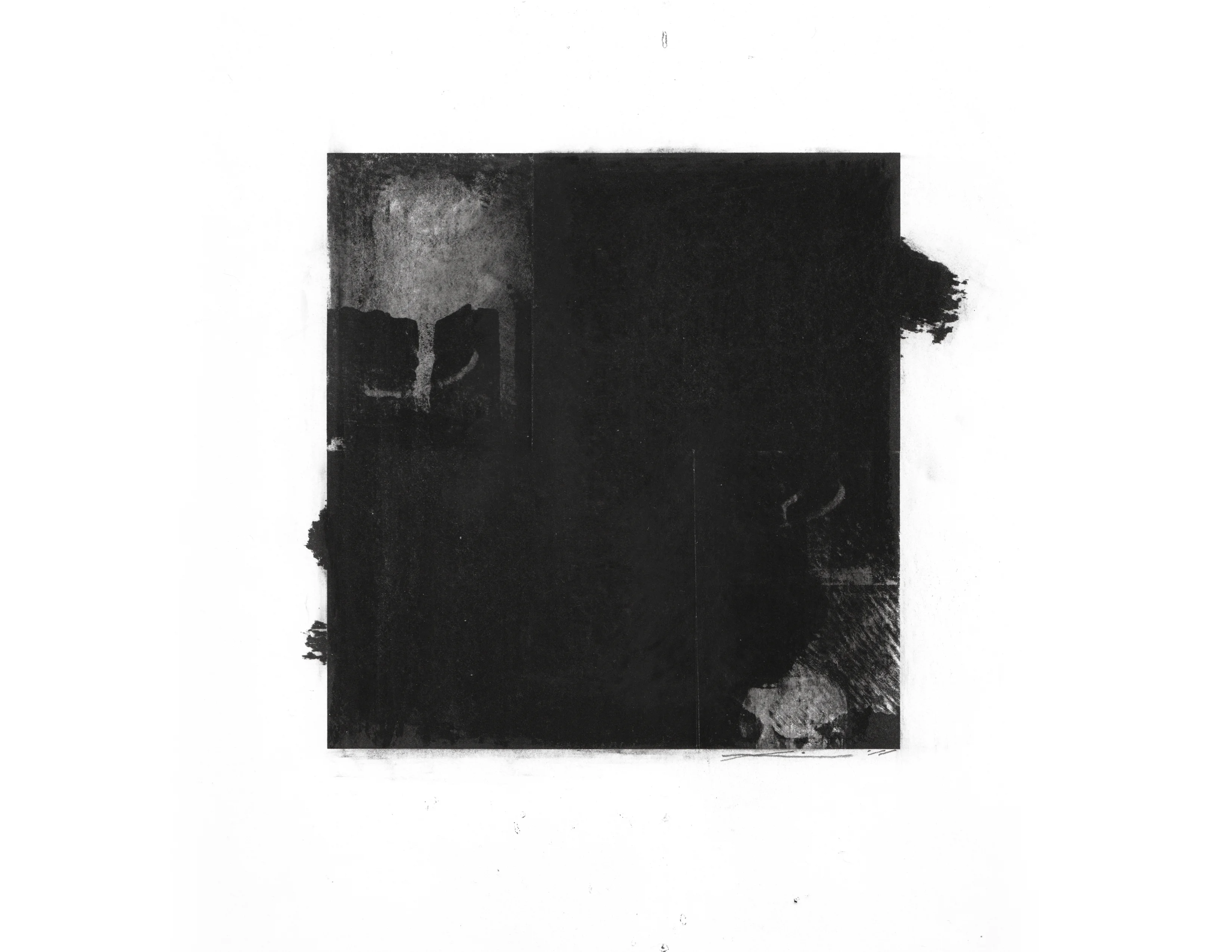 Study for a Portrait after Bacon, 2011, by Michael Baastrup Chang, variation 2