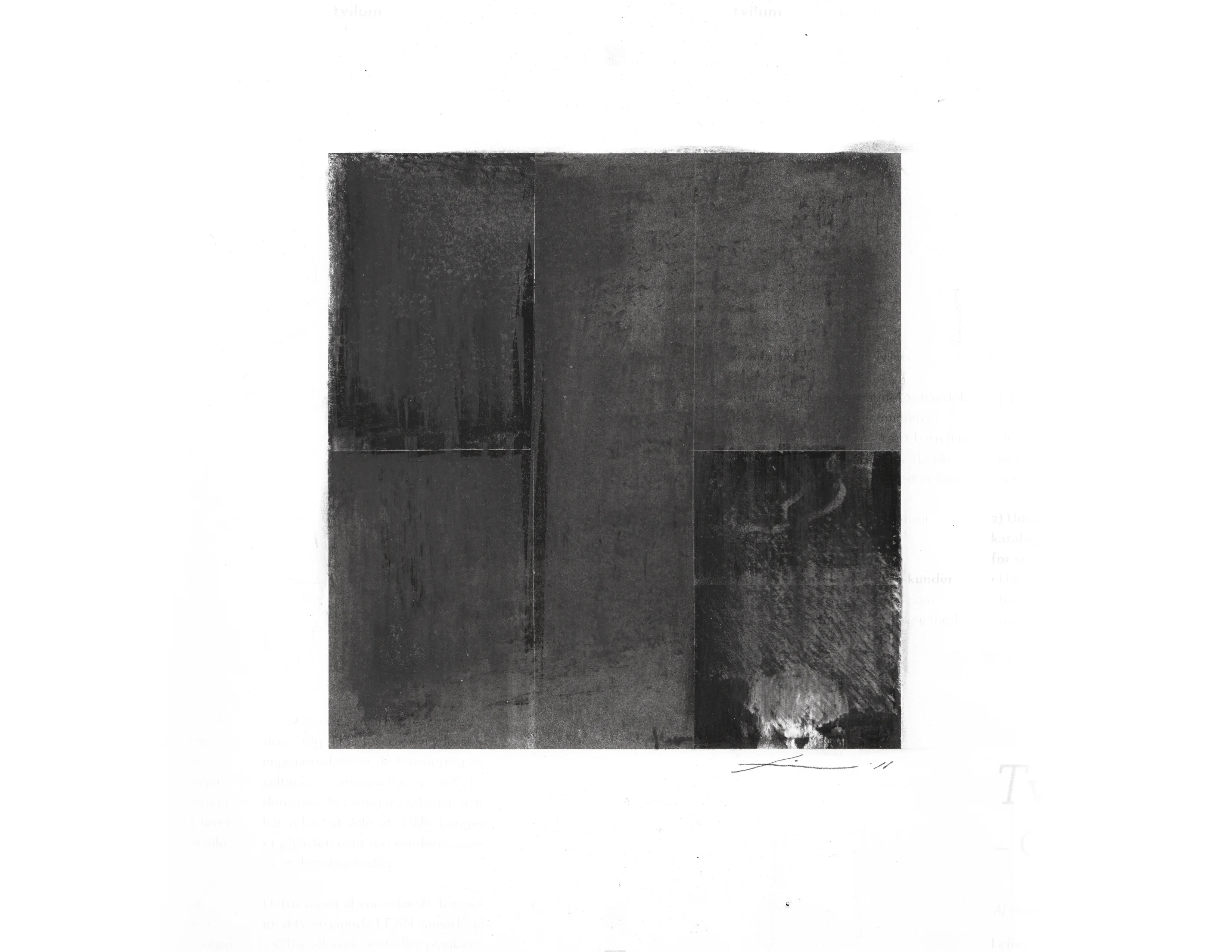 Study for a Portrait after Bacon, 2011, by Michael Baastrup Chang, variation 3