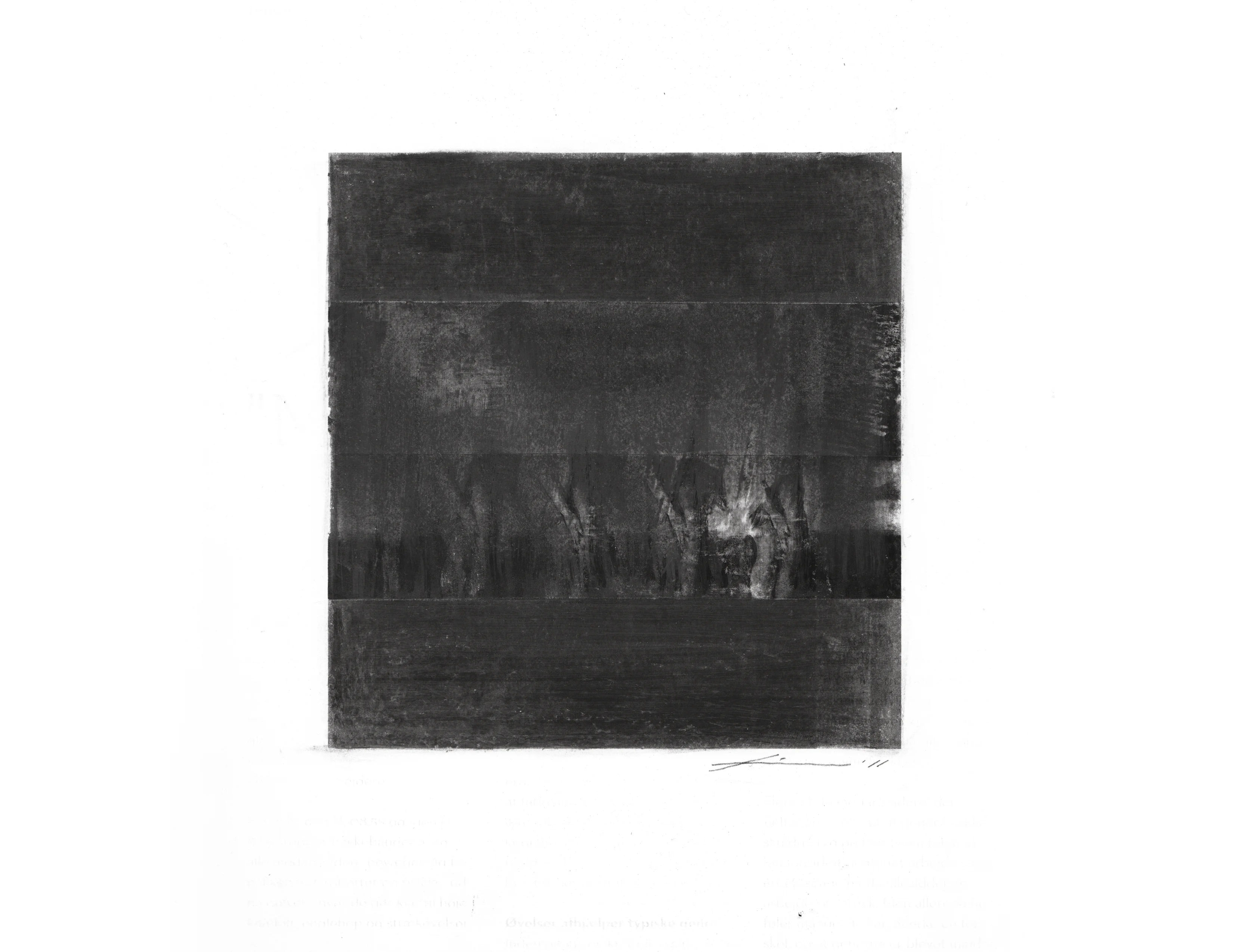 Pubertet after Munch, 2011, by Michael Baastrup Chang, variation 3