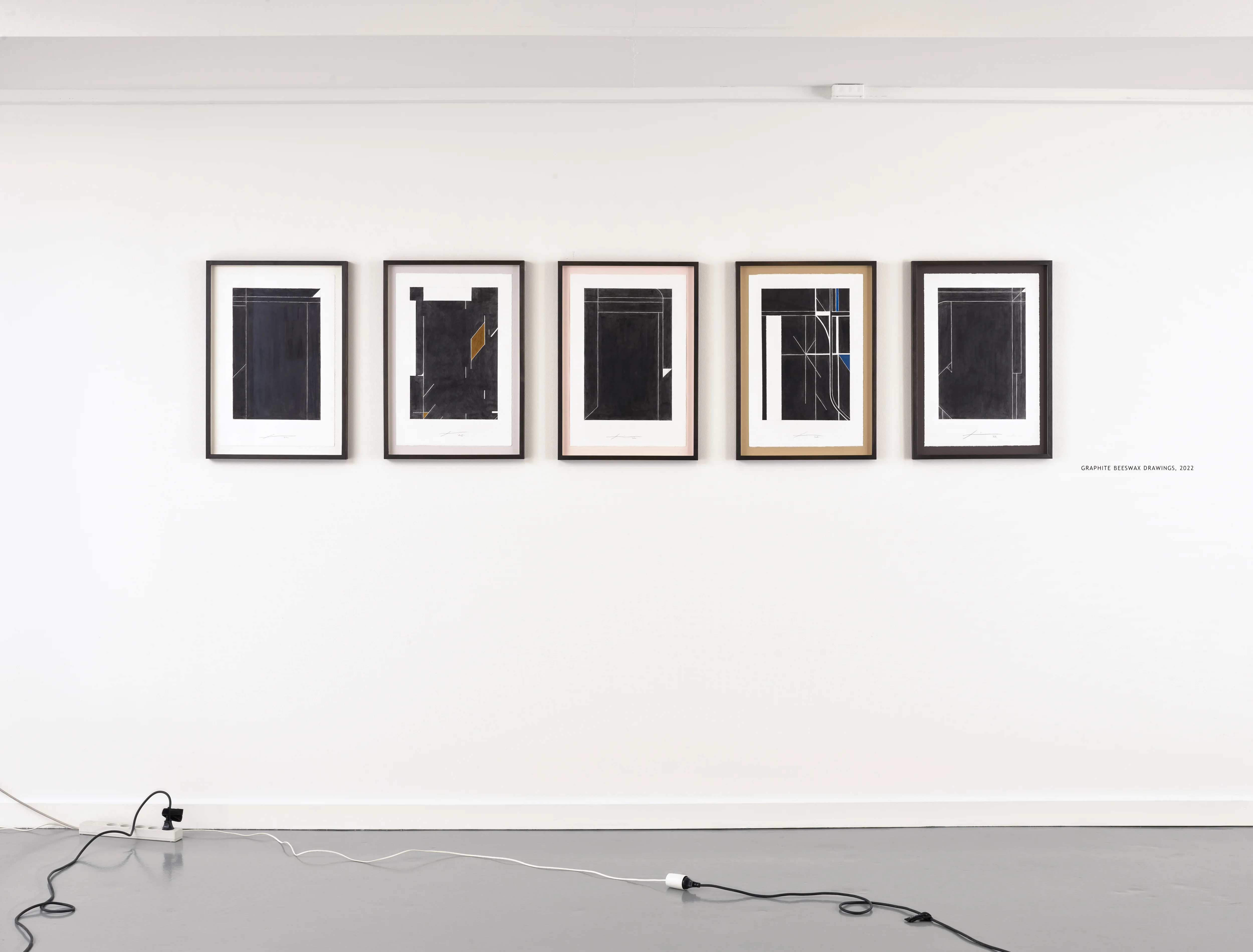 Graphite Beeswax Series, 2022 by Michael Chang