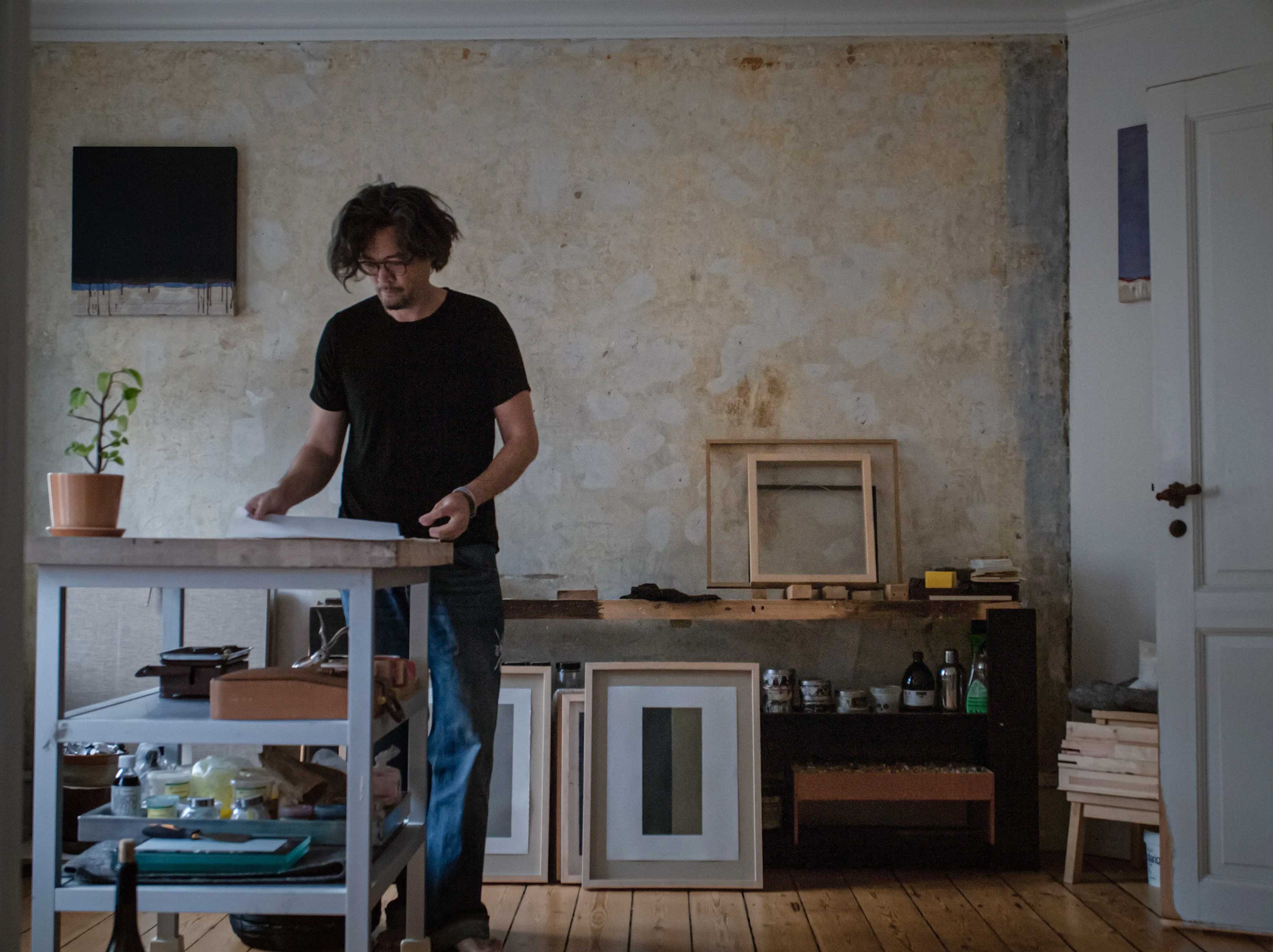 Michael Baastrup Chang in his Copenhagen studio